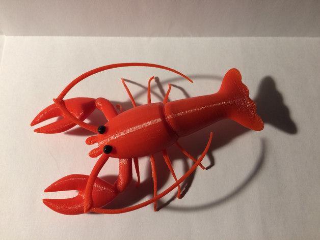 龙虾3D打印模型