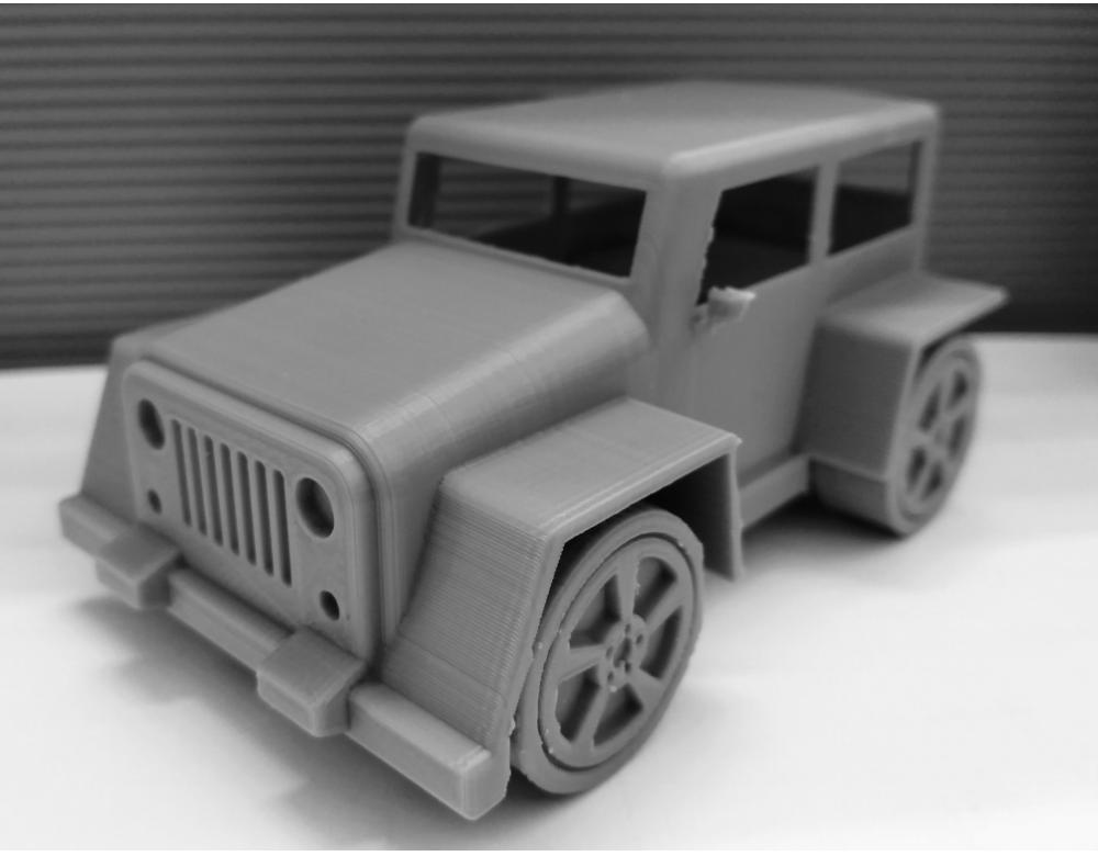 Jeep吉普车3D打印模型