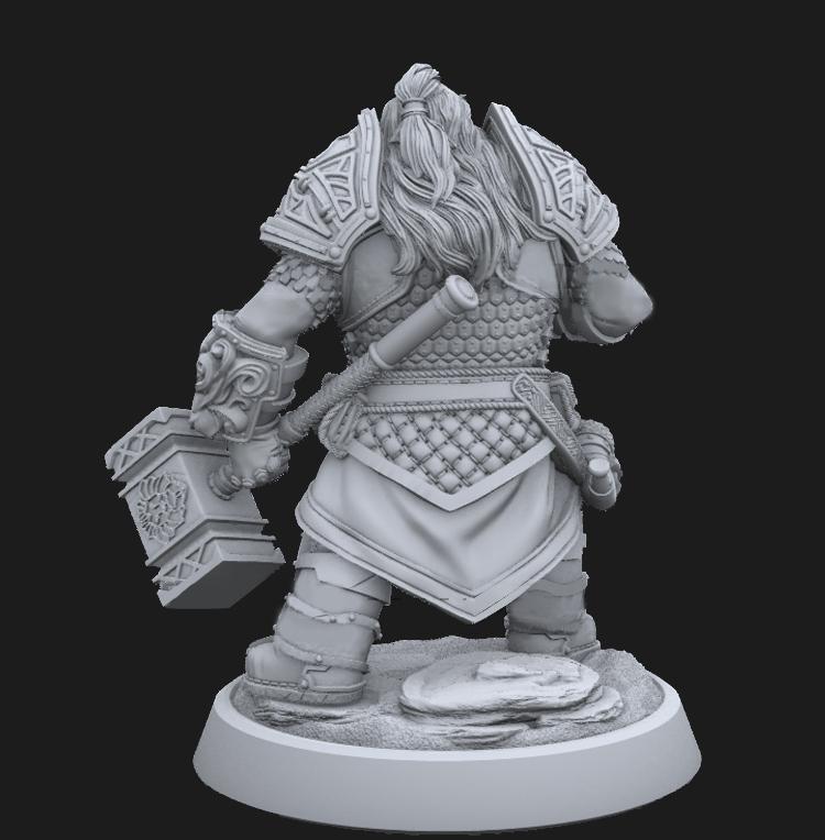 战锤矮人部落3D打印模型