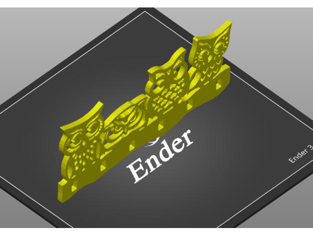 墙壁钥匙扣3D打印模型