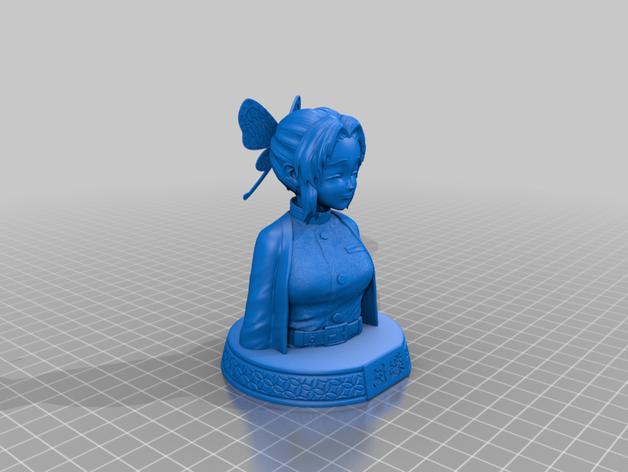蝴蝶忍 鬼灭之刃3D打印模型
