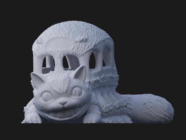 猫巴士3D打印模型