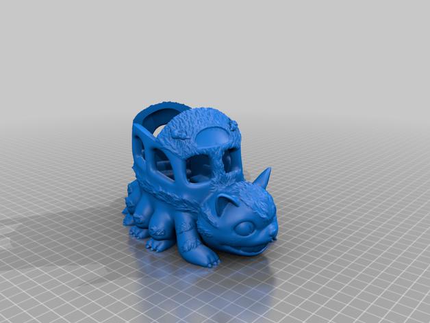 猫巴士3D打印模型