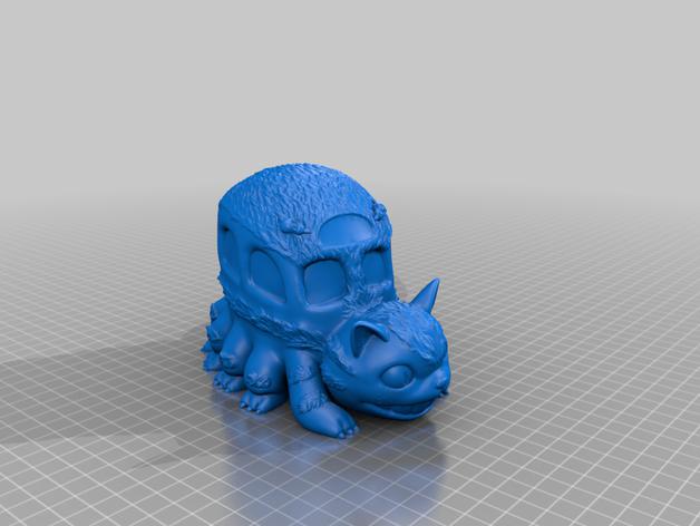 猫巴士3D打印模型