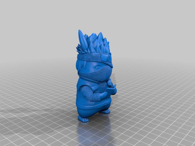 火影忍者 卡卡西3D打印模型