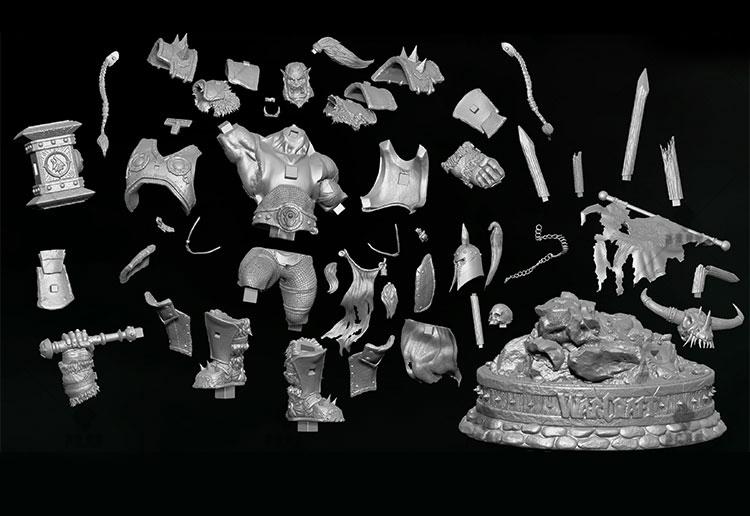 魔兽世界 萨尔3D打印模型