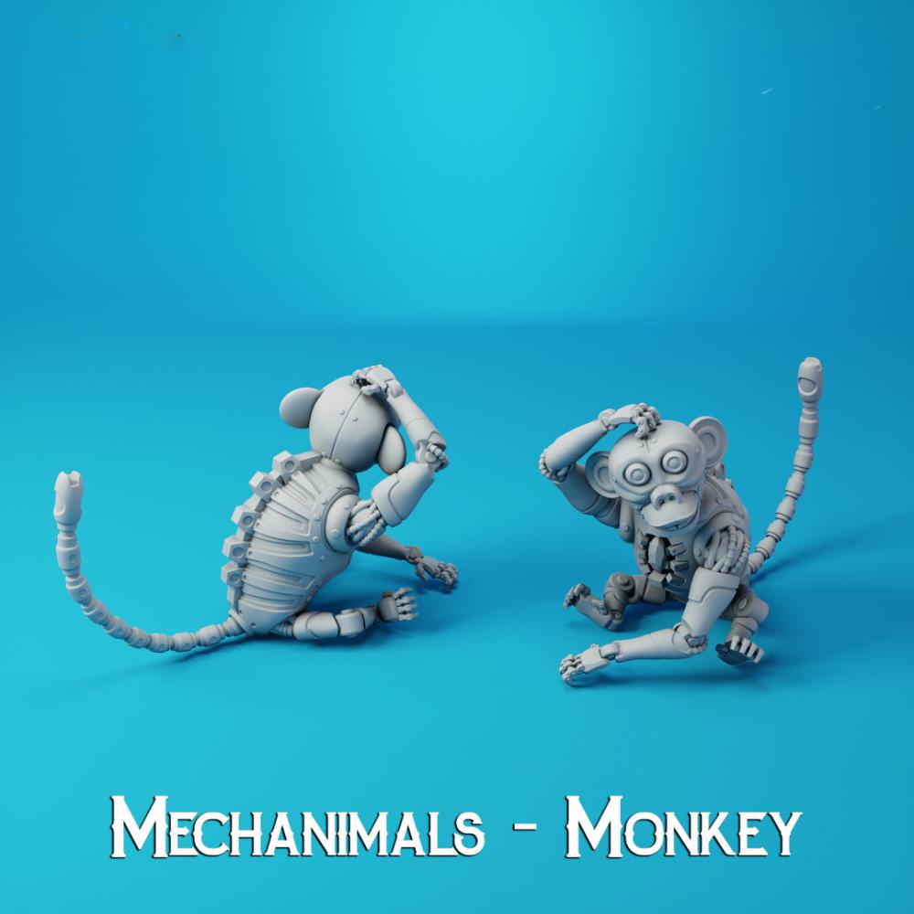 机器猴3D打印模型