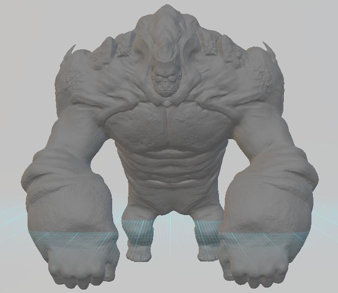 斗罗大陆泰坦巨猿3D打印模型