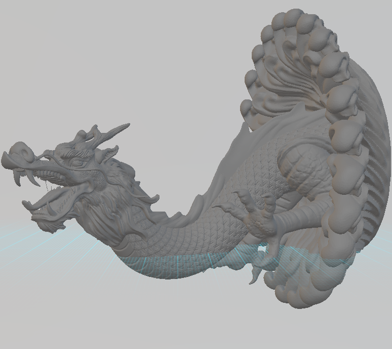 水镜龙3D打印模型