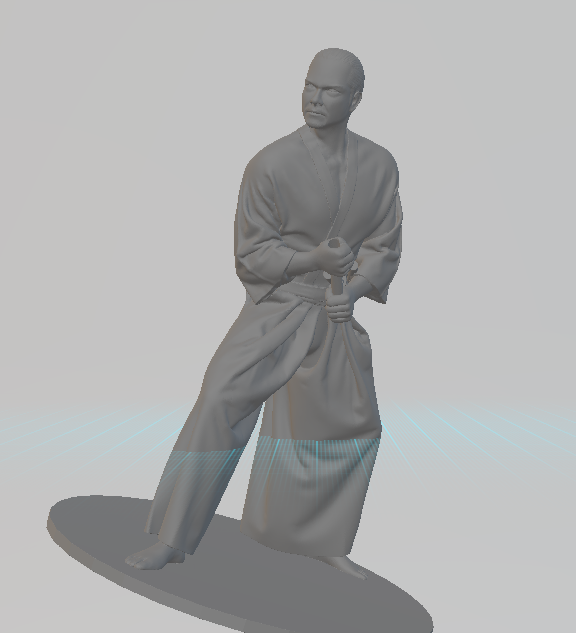 日本武士3D打印模型