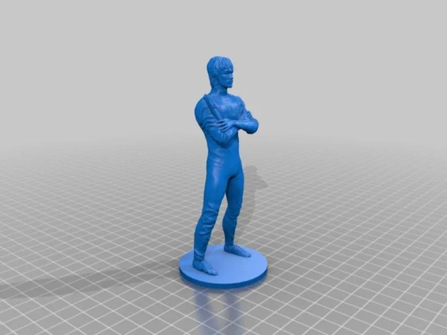 李小龙 死亡游戏3D打印模型