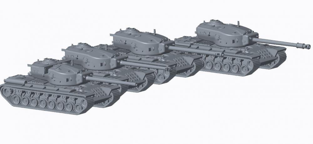 T34重型坦克，美军3D打印模型