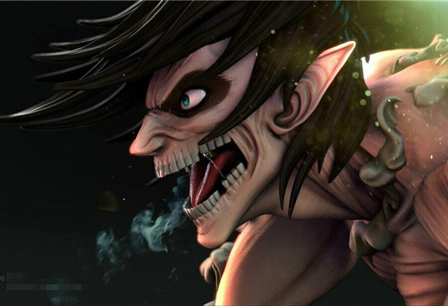 进击的巨人艾伦大型场景