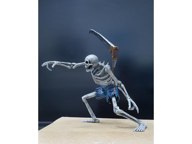 亡灵术士 施法3D打印模型