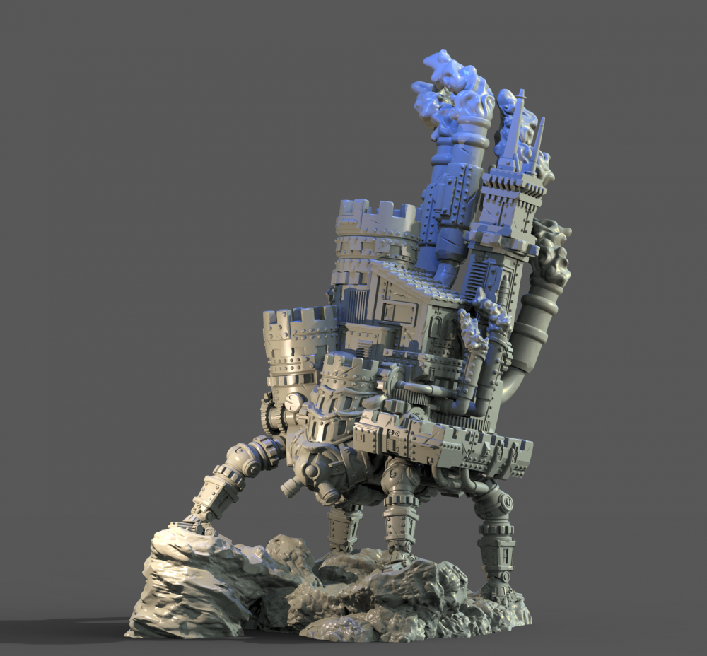 移动要塞3d打印模型 3d打印模型下载 3d打印模型库 Enjoying3d模型网