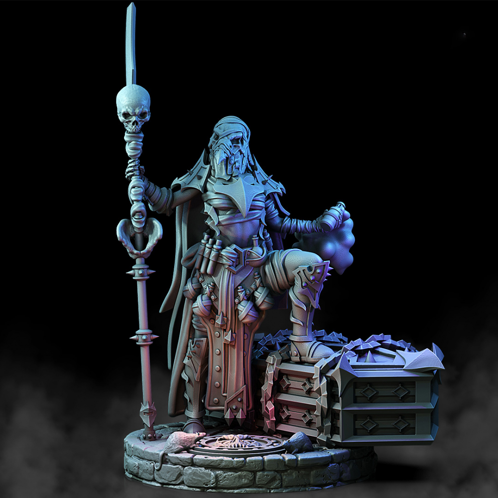 瘟疫使者3d打印模型