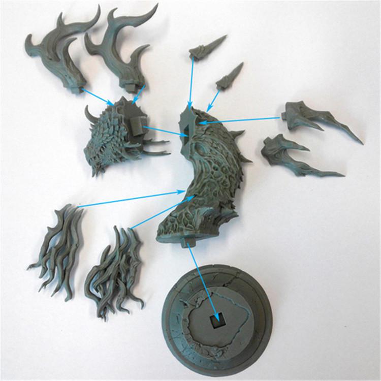 中国龙头摆件3D打印模型