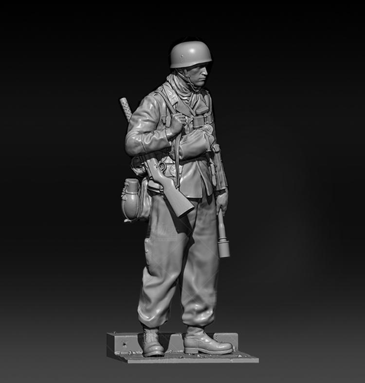 二战兵人33D打印模型