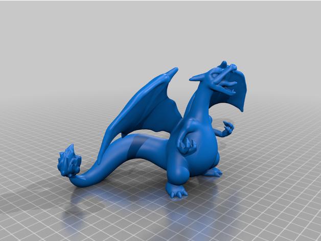 喷火龙3D打印模型