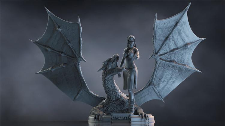龙之母 权力游戏3D打印模型