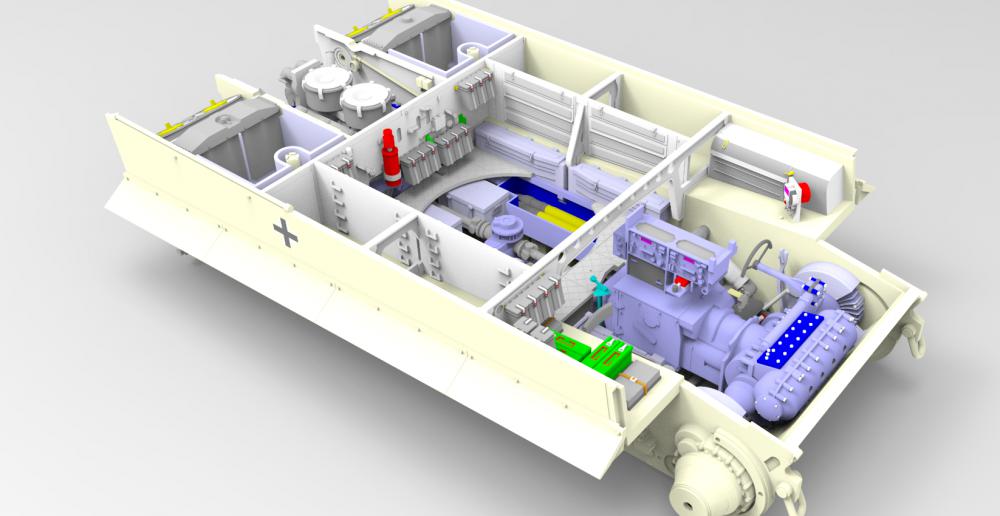 德国虎式坦克3D打印模型