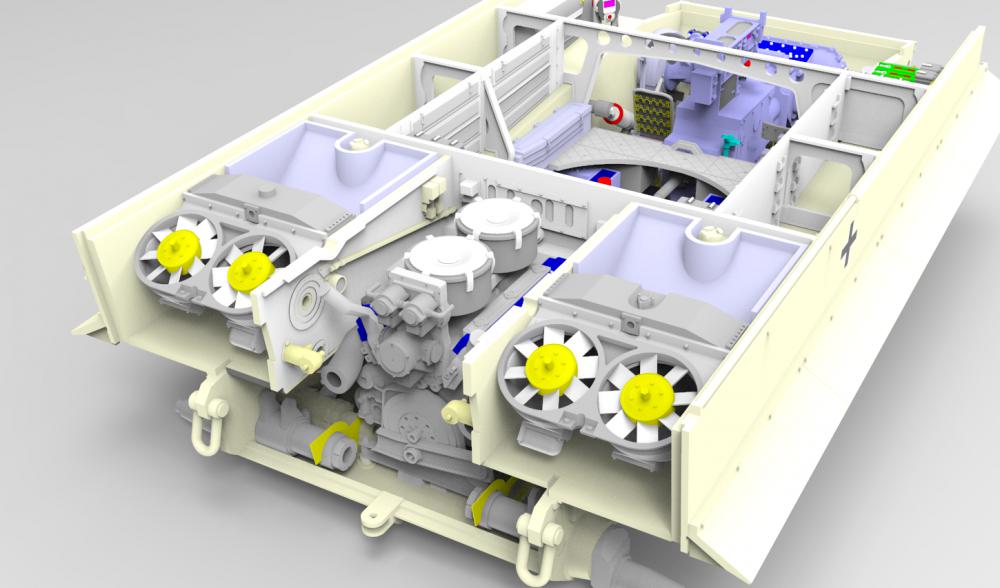 德国虎式坦克3D打印模型