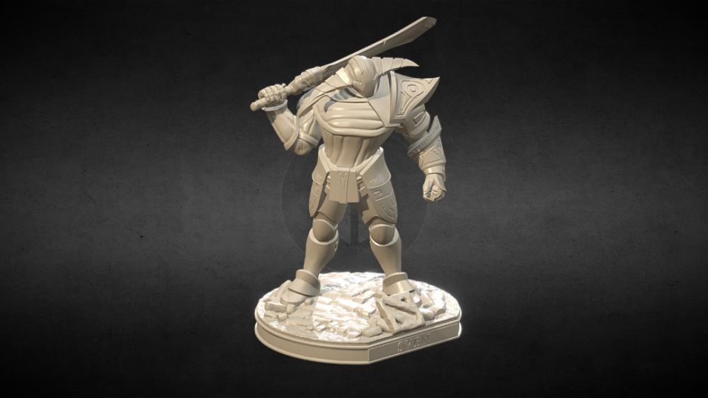 斯文 流浪剑客3D打印模型