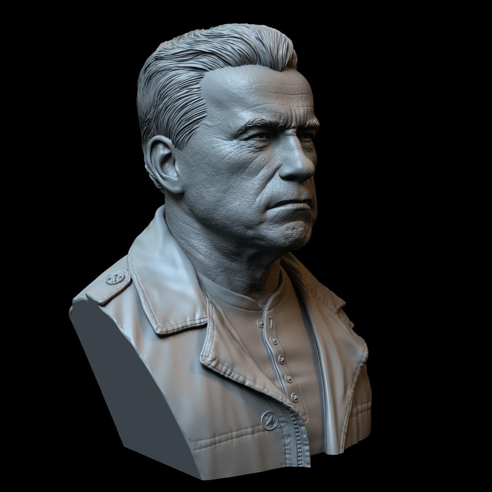 终结者 施瓦辛格3D打印模型