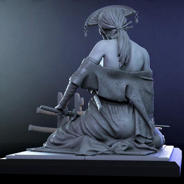 日本艺伎般若3D打印模型