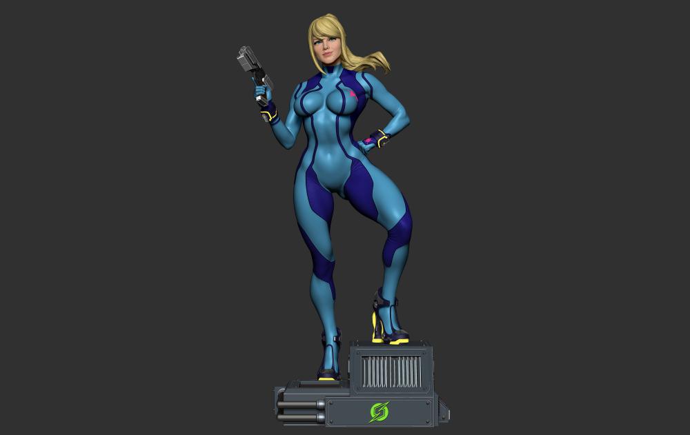 银河战士 Samus_Zero3D打印模型