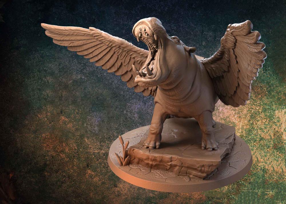 河马怪3D打印模型
