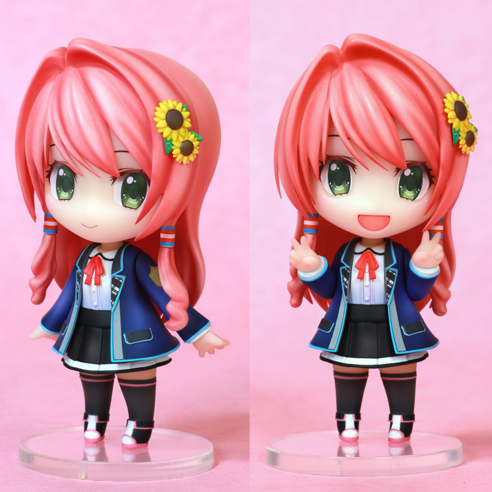 q版少女3d打印模型