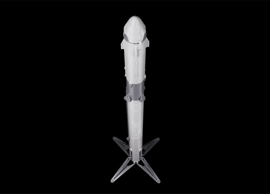 飞鹰9号太空火箭3D打印模型