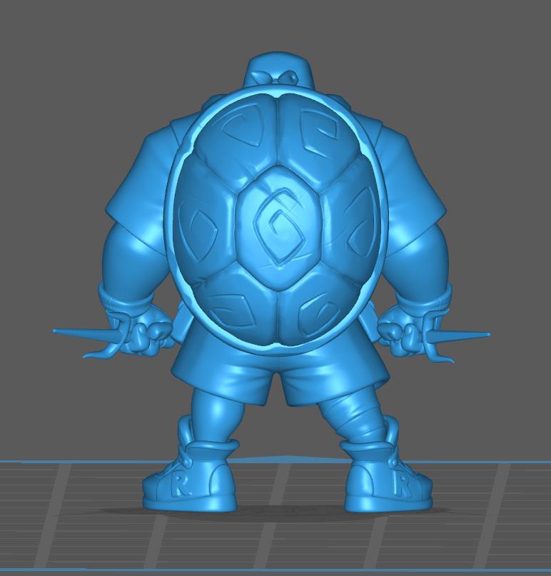 忍者神龟3D打印模型