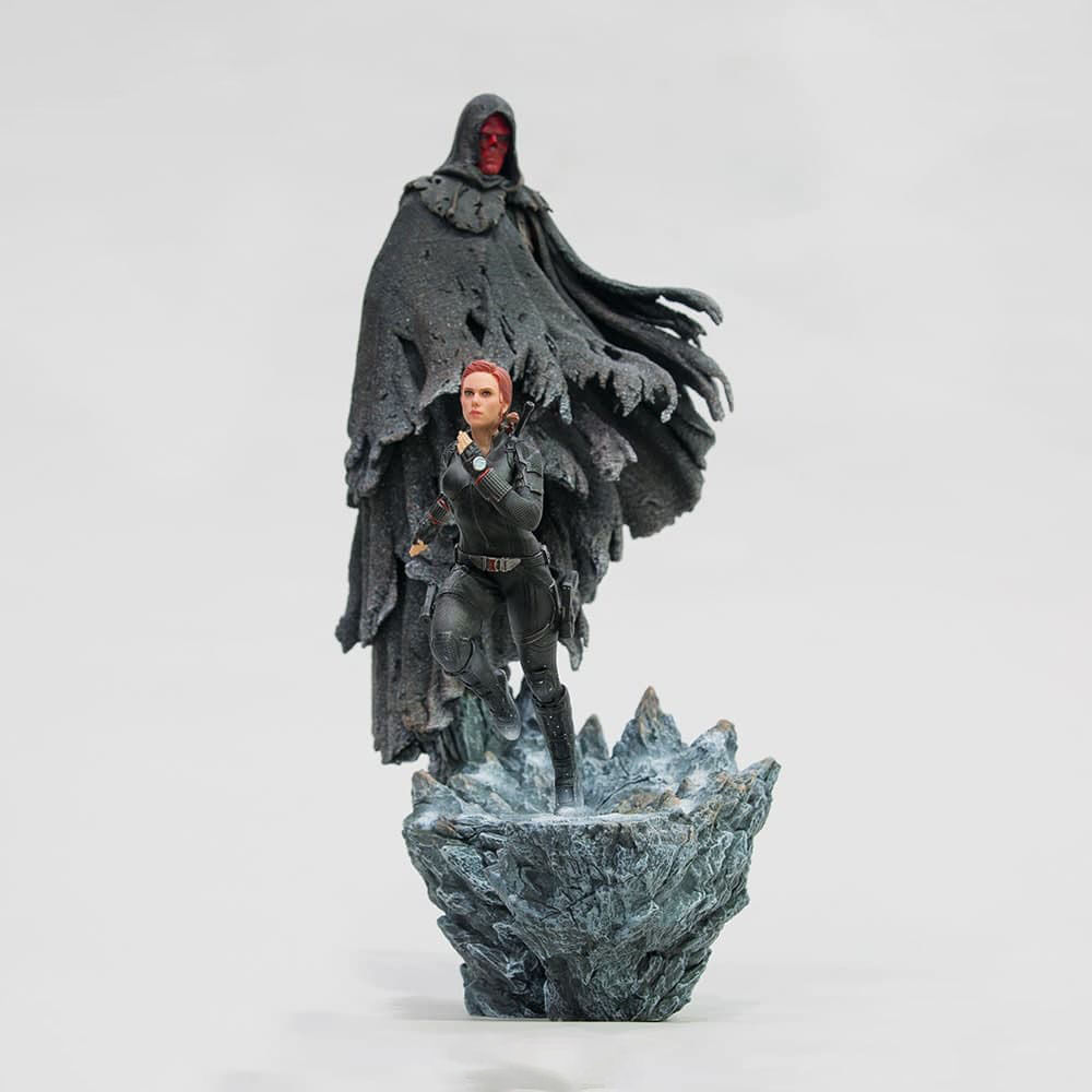 红骷髅和黑寡妇3D打印模型