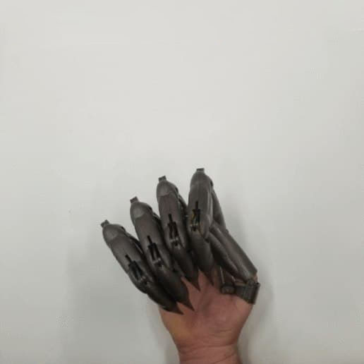 铰接式的龙爪3D打印模型