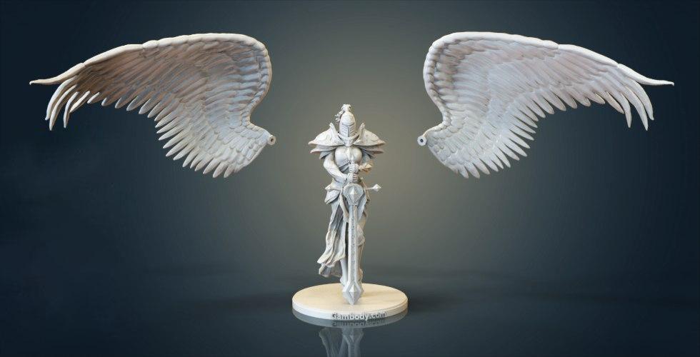 英雄联盟LOL 正义天使 凯尔3D打印模型
