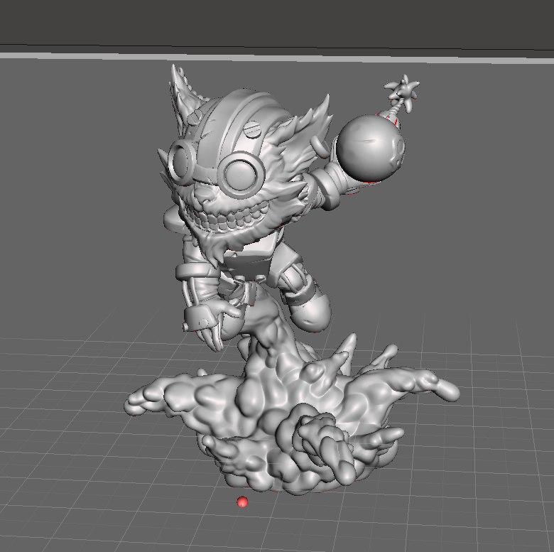 英雄联盟LOL 爆破鬼才 吉格斯3D打印模型