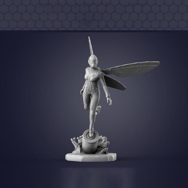 黄蜂女3D打印模型