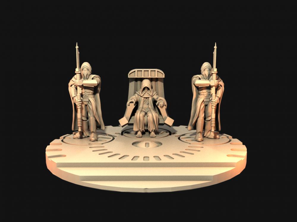 伟大的皇帝3D打印模型