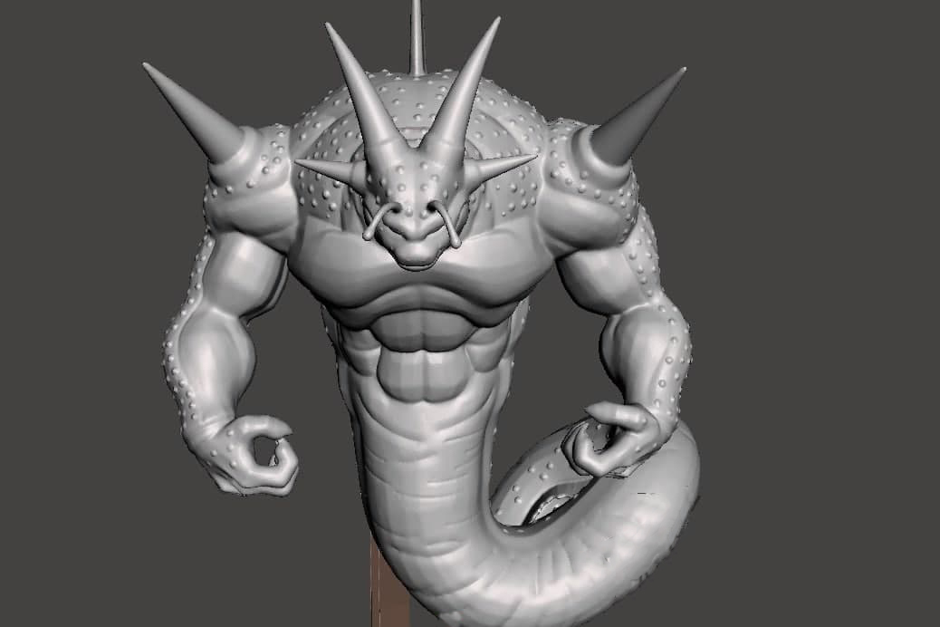 神龙3D打印模型