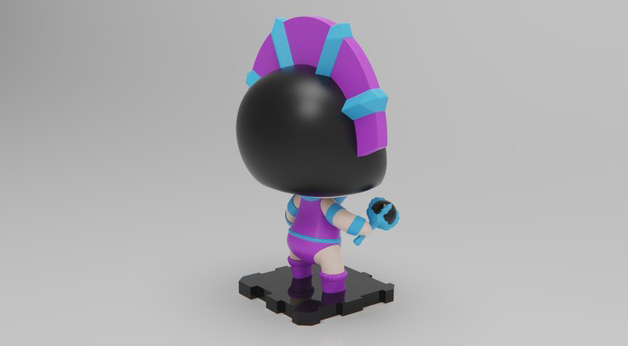 宇宙大师林恩Q版3D打印模型
