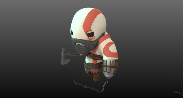 战神Q版3D打印模型