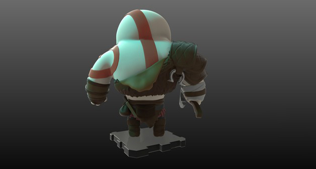 战神Q版3D打印模型