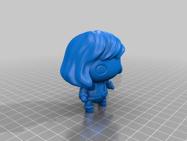 亚当王子Q版3D打印模型