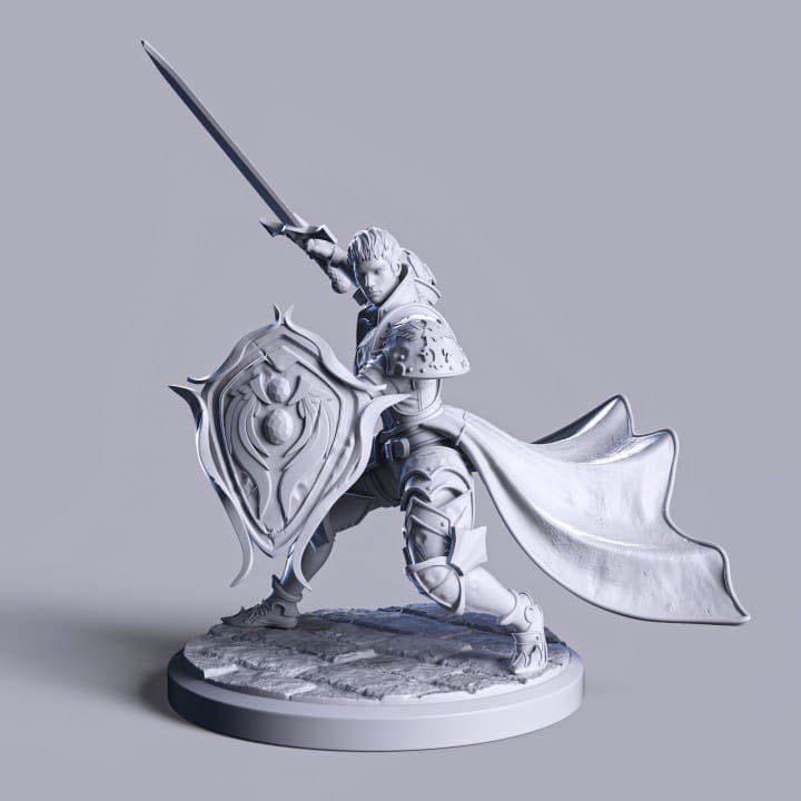 圣骑士3D打印模型