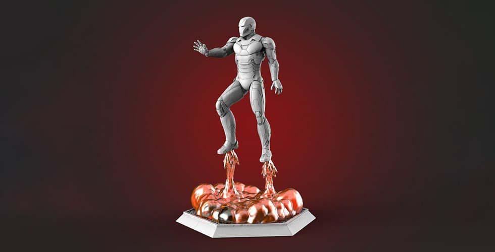 钢铁侠全身版3D打印模型