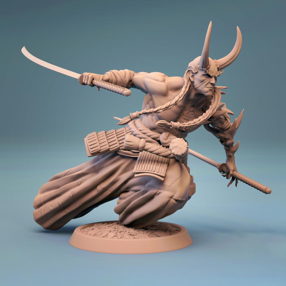 恶魔武士3D打印模型