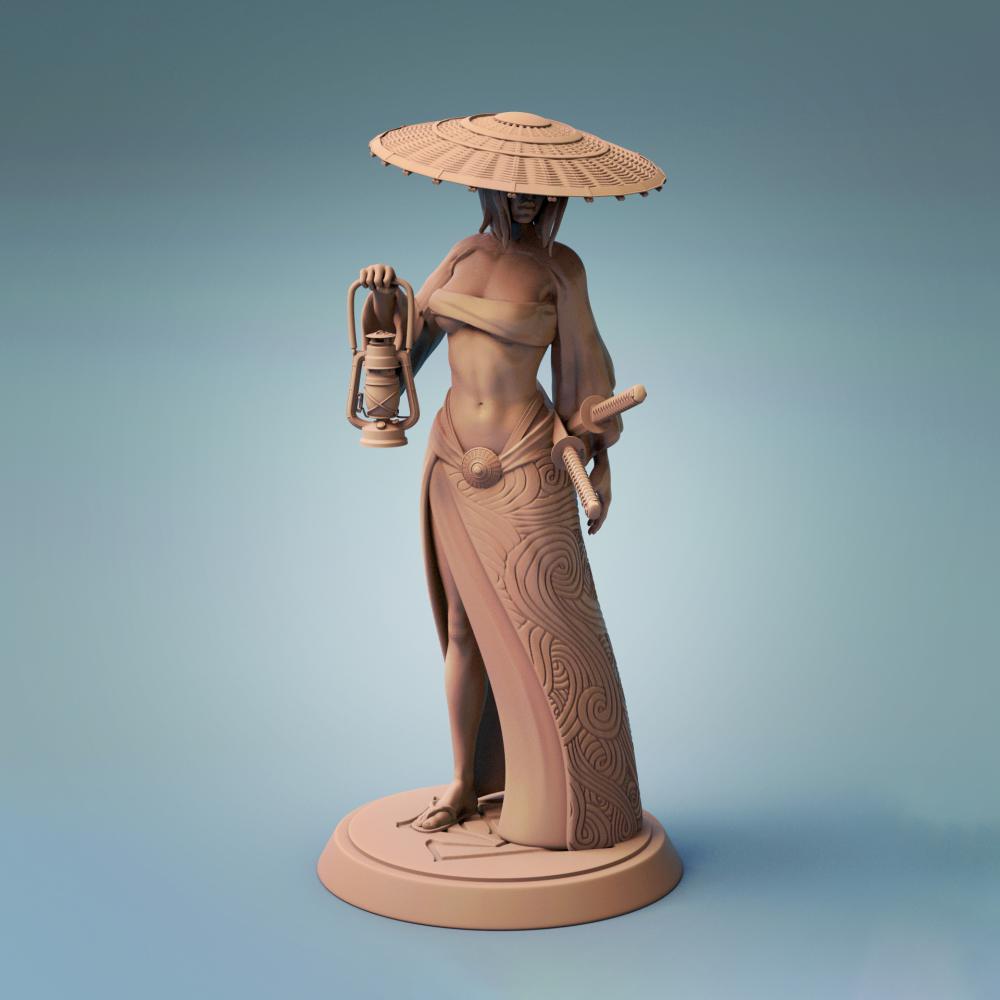 探险女武士3D打印模型