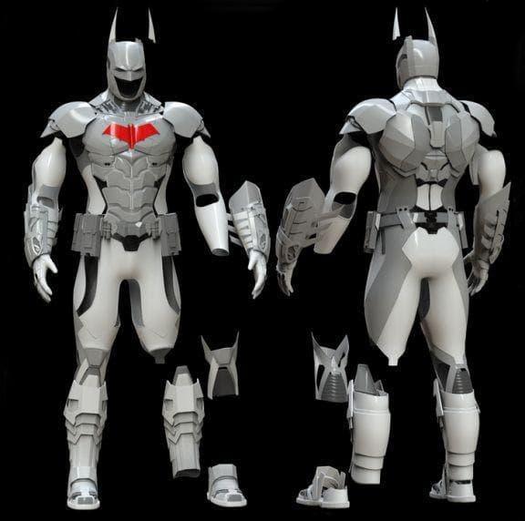蝙蝠侠 阿卡姆骑士3D打印模型